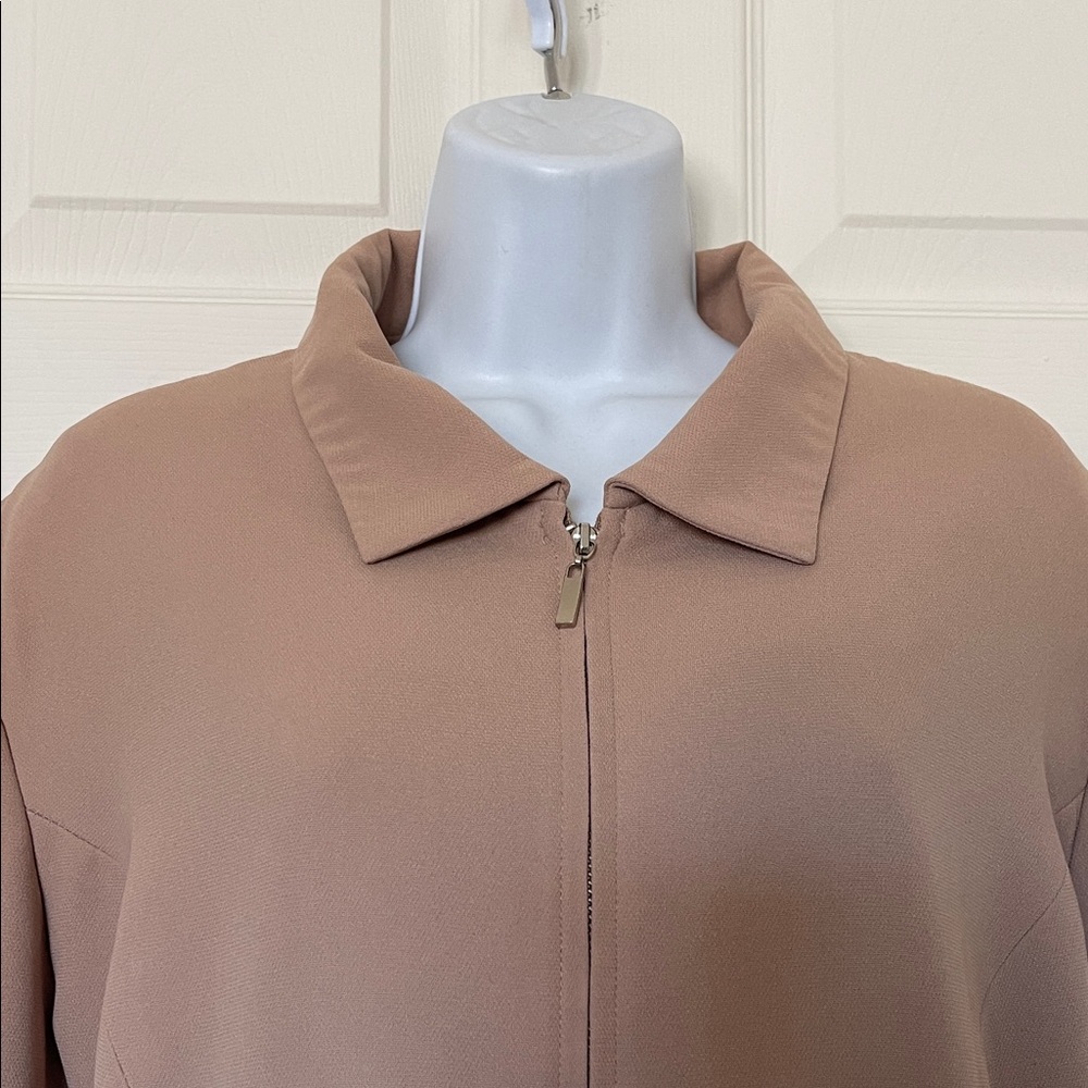 Classic Tan Utility Jacket for Women - Picture 2 of 6